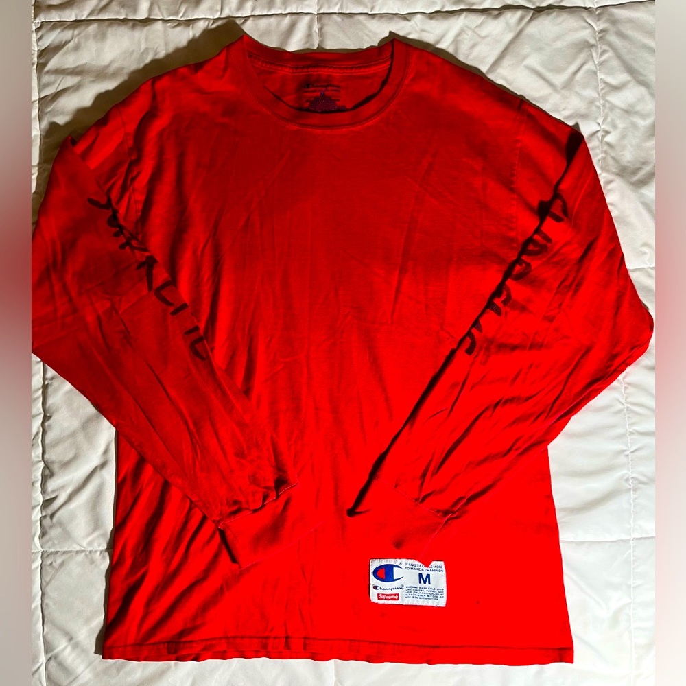 Supreme Champion LS Tee Medium Red